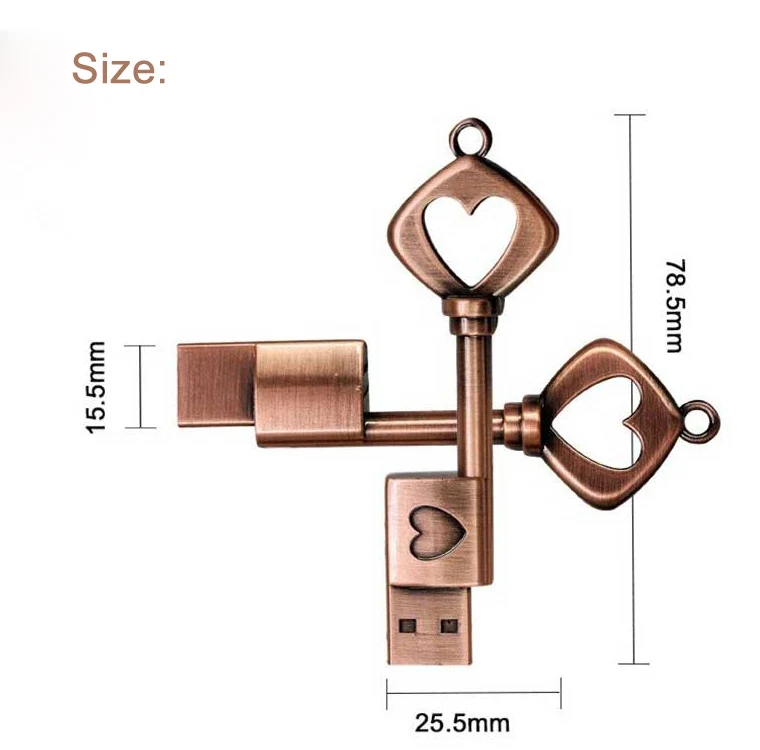 Usb флеш накопитель в форме сердца 8 4 Гб|USB флэш-накопители| |