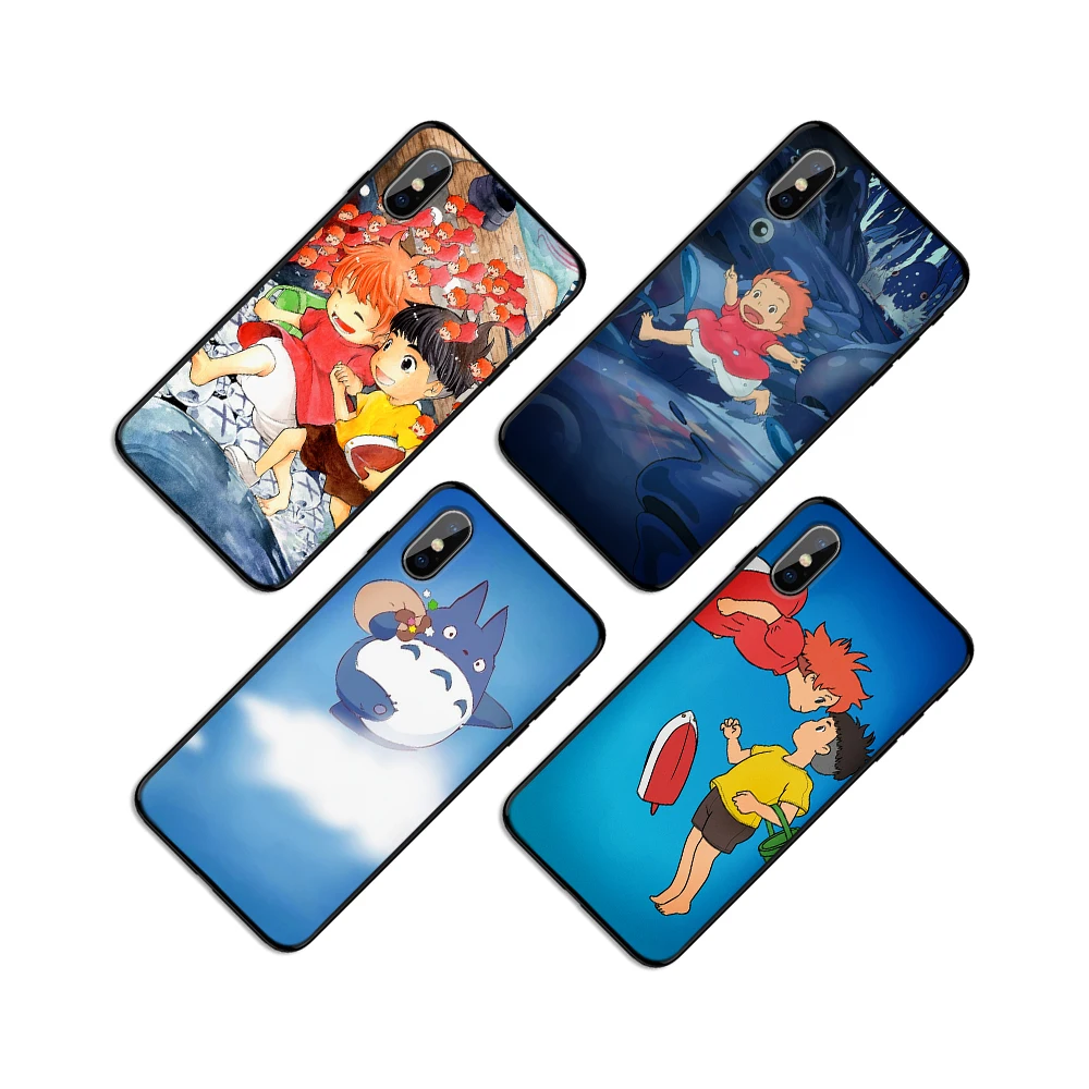 Anime cliff princess ponyo cute Soft TPU Case Cover for Apple iPhone 6 6S 7 8 Plus 5 5S SE X XS MAX XR Silicone Cases | Мобильные