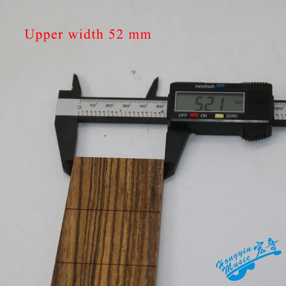 

South America Mexico Bocote Wood Fingerboard For Classical Guitar Standard 650mm Chord Length Semi-finished Fretboard 20 Frets