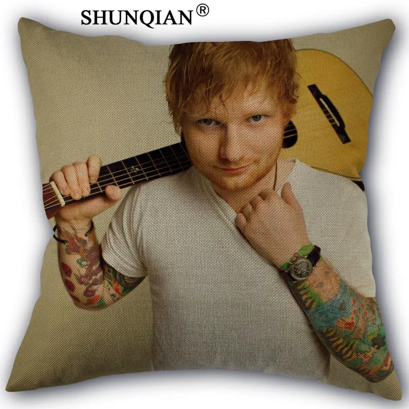 Ed Sheeran наволочка хлопок лен тканая Наволочка на заказ Наволочка для подушек в спальне Декоративные Чехлы на подушку для дома или офиса, декоративные