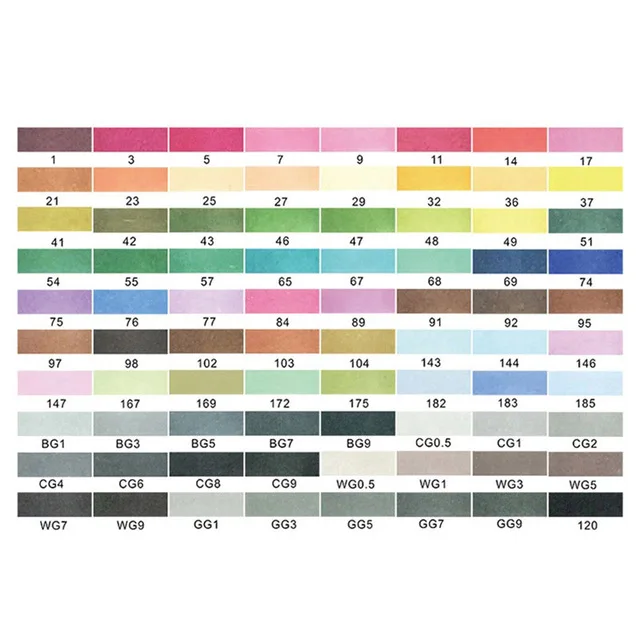 building 60 colors Улучшенный 40/60/80/120/160 Цвета ручка маркер комплект Dual Head эскиз маркеры кисточки ручка для рисования манга анимация дизайн товары для рукоделия - Цвет: building 60 colors