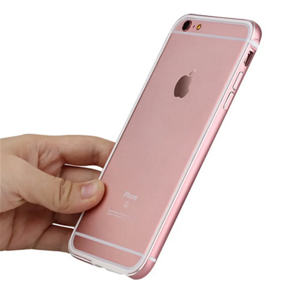 Нео алюминий+ Резина мягкий бампер крышка для iphone 7 силиконовая рамка на iphone 7 SE 5 5S SE 6 6s 7 8 X Plus гибридные чехлы для телефонов