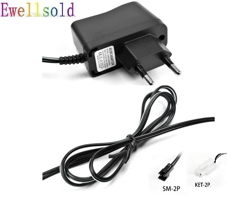 Настенное зарядное устройство ewellselling DC 6 В 200 мА AC/DC для в Ni-CD/6 Ni-MH перезаряжаемых