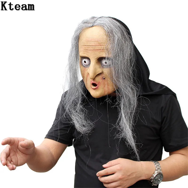 Новинка забавная латексная маска на Хэллоуин для стариков реалистичные