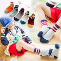 5 pairs toddler ankle socks soft cotton unisex baby sports athletic striped seamless for boys girls toddle