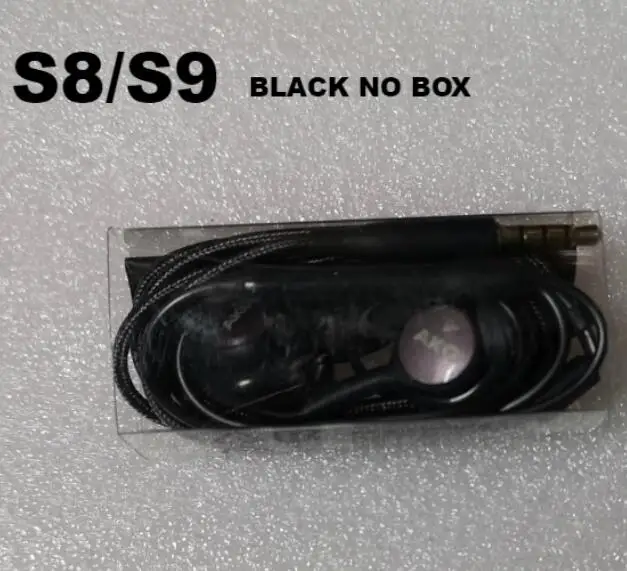 Наушники AKG IG955 3,5 мм наушники с микрофоном Проводная гарнитура для samsung Galaxy s10 S9 S8 S7 S6 S5 S4 смартфон для hauwei xiaomi - Цвет: S8 S9 black no box