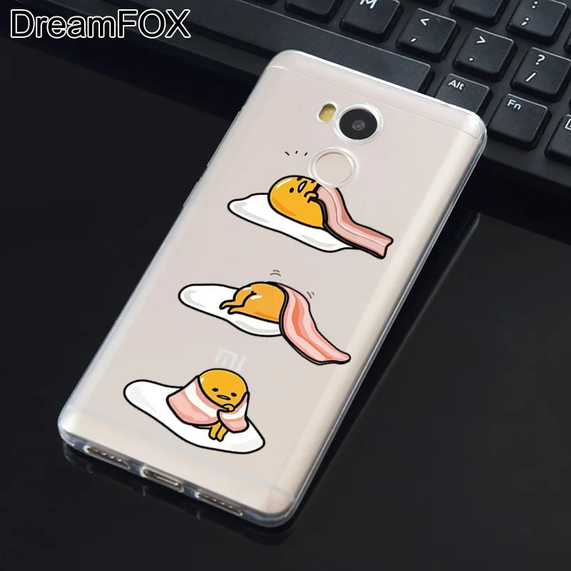 DREAMFOX M245 Мягкий силиконовый чехол из ТПУ для ленивых яиц Xiaomi Redmi Note 3 4 4X5 5A 6 7 Pro Global |
