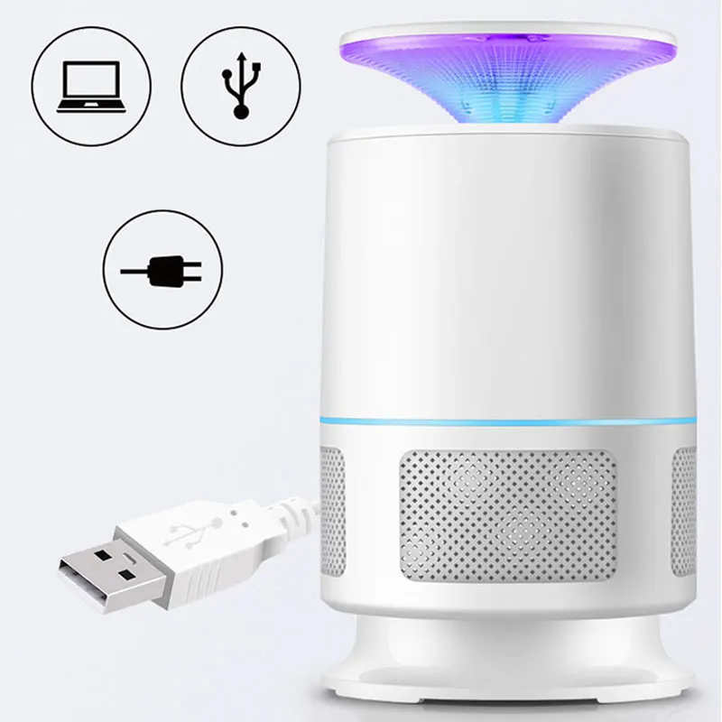 Электрическая лампа убийца от комаров антимоскитная ловушка светодиодный