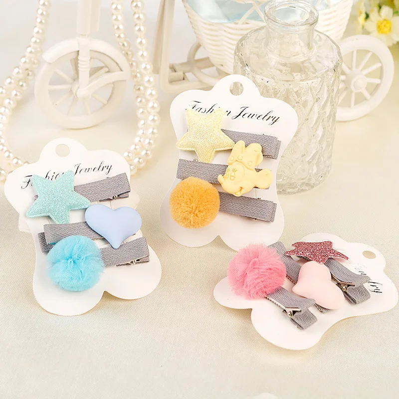 3 шт./лот Мода Прекрасный Микки заколки для волос детей повязка на голову детские