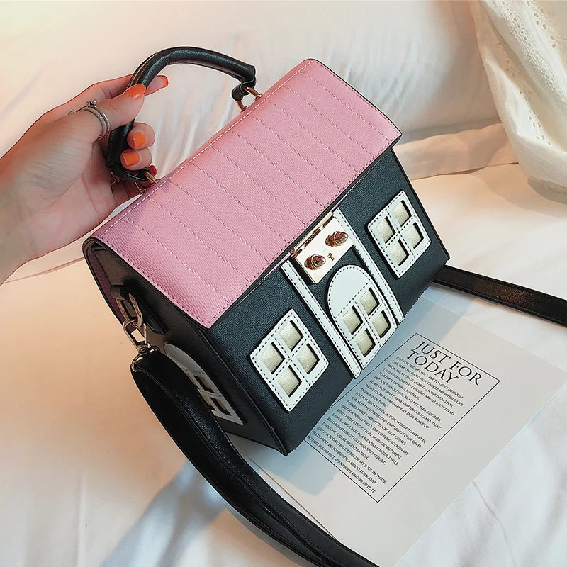 Сумка мессенджер Женская оригинальная маленькая с волнами в Корейском стиле