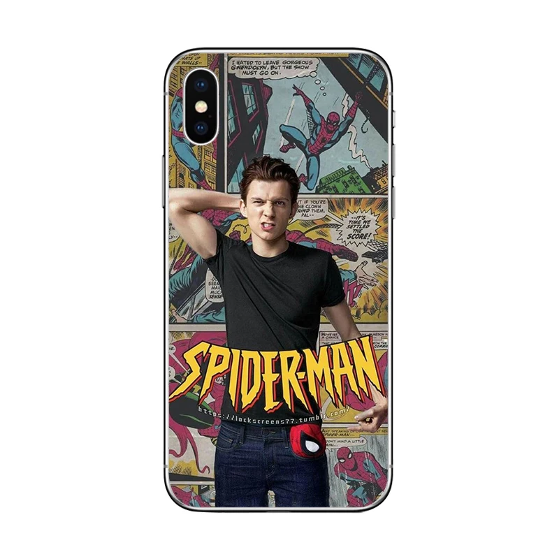 ciciber Phone Cases for IPhone 7 8 6 6s Plus SE 5s X Xs XR XS Max Soft TPU Back Cover 11 Pro Marvel The Avengers |