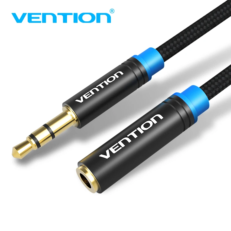 Удлинительный аудиокабель Vention 3 5 мм кабель Aux для наушников iPhone 6s MP3 MP4 Player|Кабели