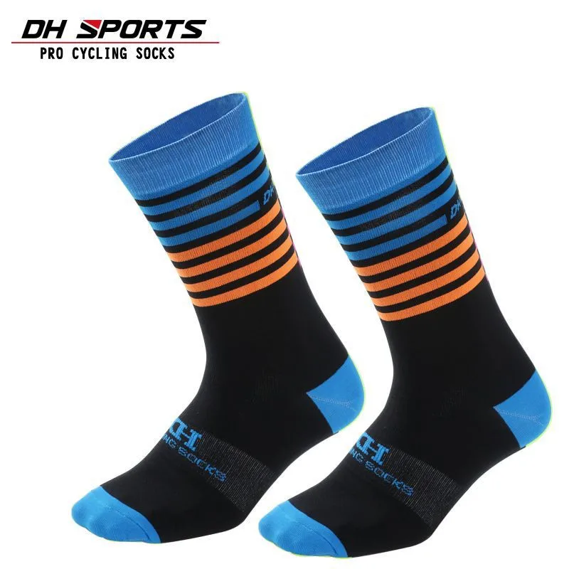 Unisex Cycling Socks Men Women bike MTB Road Bicycle Sock Racing Running riding Basketball Football Sports Socks Black pink blue