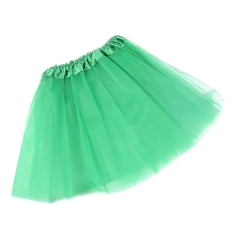 Женская трехслойная фатиновая балетная юбка-пачка 12 цветов плиссированная Милая