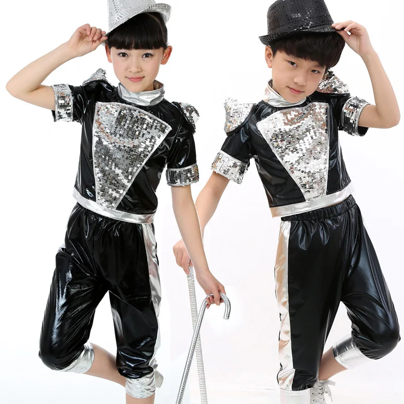 Новинка 2017 джазовые костюмы для мальчиков и девочек танцевальная одежда в стиле