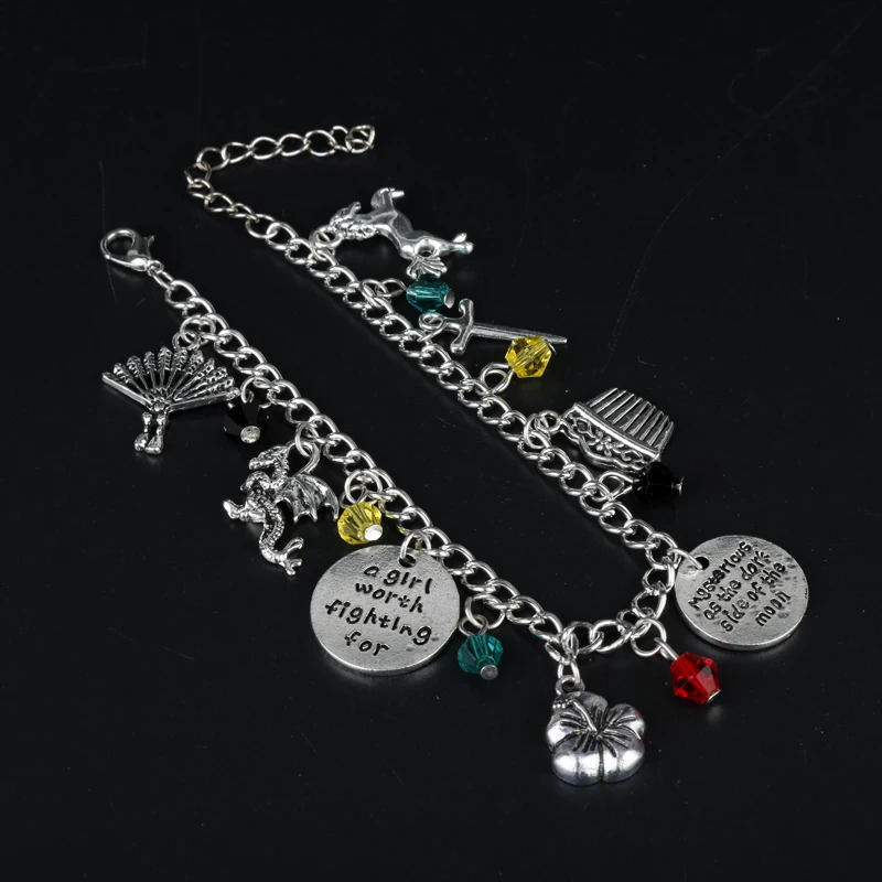 Женский браслет в стиле ретро на цепочке с подвесками|bracelets for|bracelets for womena bracelet |