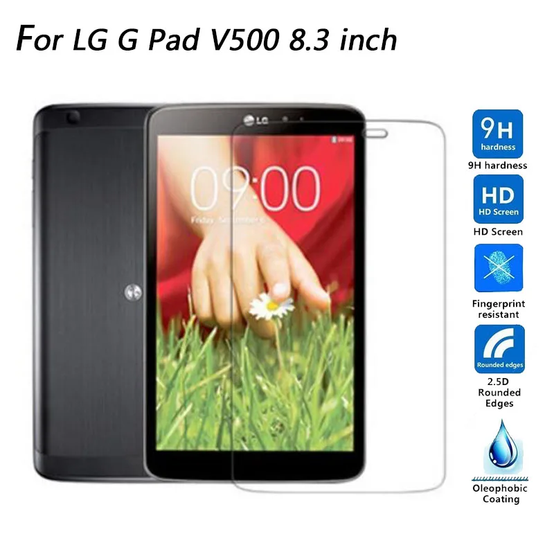 9H 2.5D Закаленное стекло Взрывозащищенная Защита экрана для LG G Pad Gpad 8 3 V500