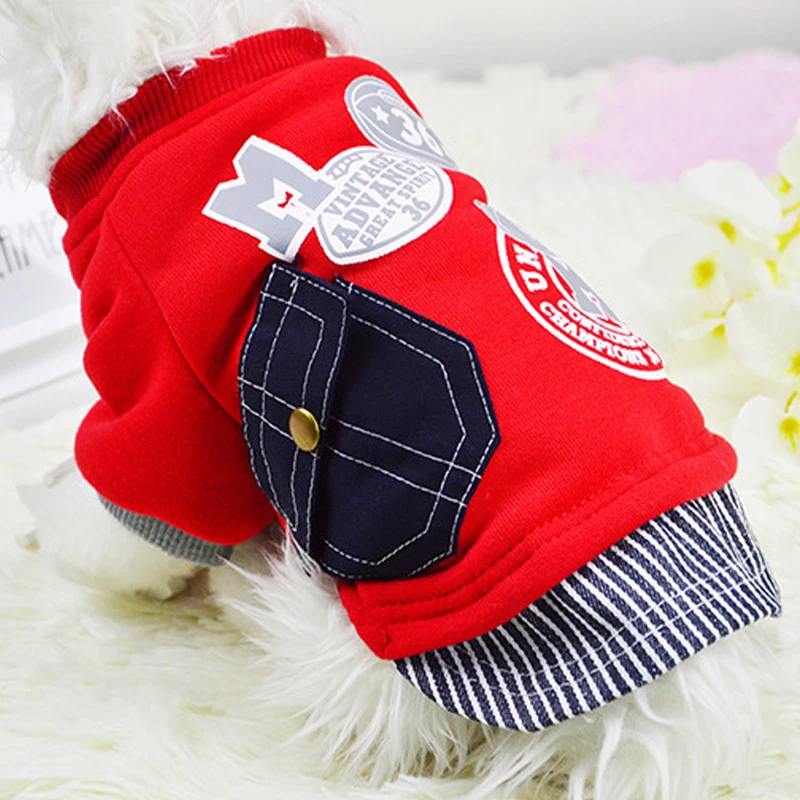 Одежда для собак с принтом теплая одежда домашних животных свитер собаки