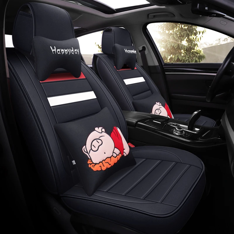 Универсальные автомобильные чехлы для сидений для Nissan Tiida Versa x-trail t30 t31 t32 xtrail toyota 4 runner Auris avensis