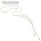 Neoglory, Модное Длинное Бохо Макси золотое ожерелье, подвески для женщин, очаровательное массивное ювелирное изделие, подарок, лучшие подружки 2020, новинка, Simp-j