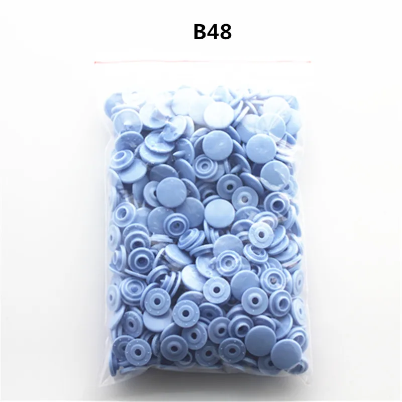 B48 100PCS4 100 шт. T3 кнопки 9 цветов швейные принадлежности для крепления для подгузников "сделай сам" - Цвет: B48 100PCS4