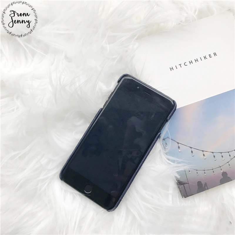 От Дженни зима Ткань чехол для телефона iPhone 6 S 7 8 плюс 6splus x милые 3D мультфильм