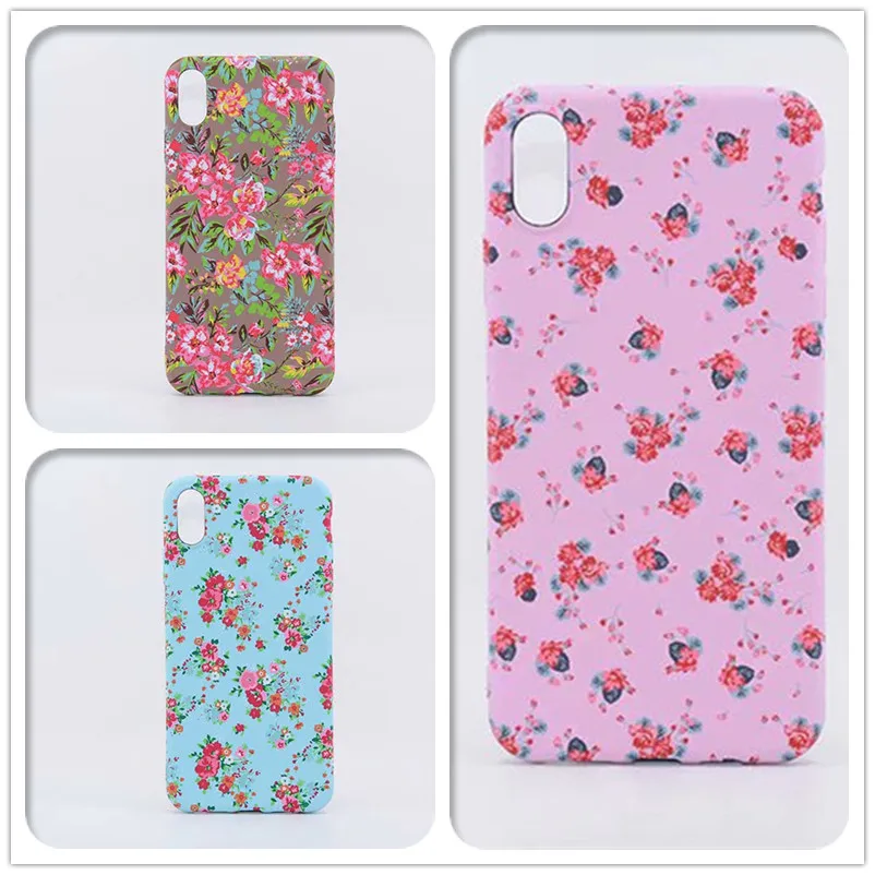 Hot Glow in the Dark Black Flower Floral Soft TPU Skin Cases For iPhone XS Max XR X 7 Plus 8 luminous fundas Coque |