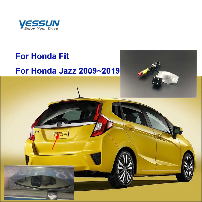 YessunCar заднего вида резервная камера NTSC система для Honda Odyssey Accord Crosstour CR-V CRV Fit jazz HRV CRZ CRX