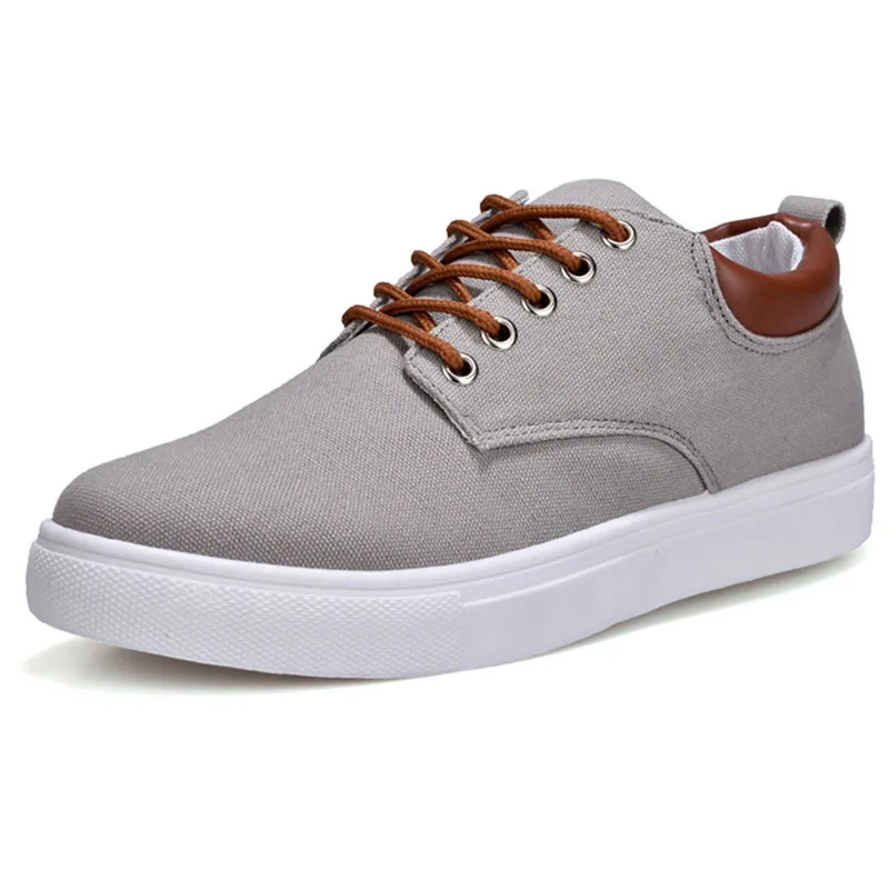 Мужские кеды на платформе Вулканизированная подошва повседневные холщовые