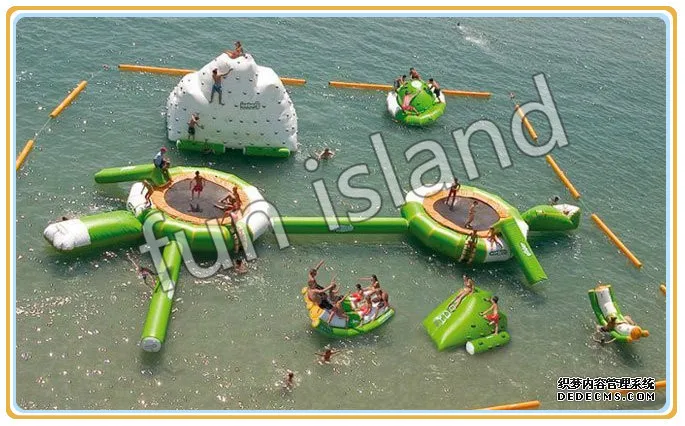 Надувные плавучий остров / гигантский бассейн водная горка | Спорт и развлечения