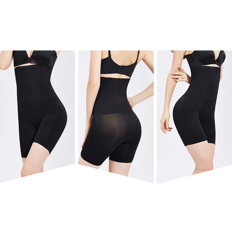 Женские трусы с высокой талией для похудения закрывающие живот трусики