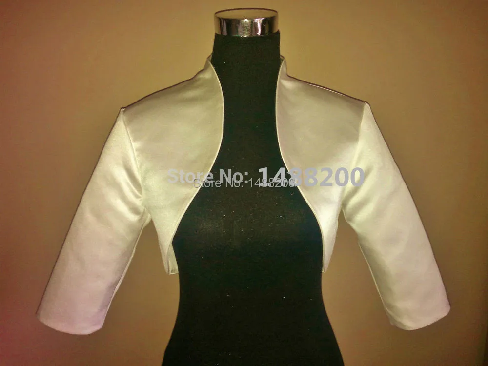 Mingli Tengda полурукава цвета слоновой кости/кремовый/белый атласный Свадебный