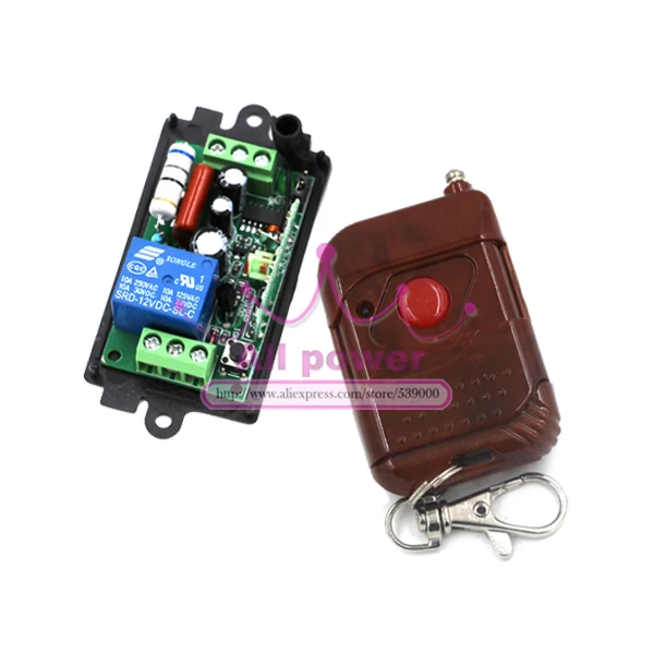 Бесплатная доставка 1 канал дистанционного управления Вкл/Выкл AC 110 В 220