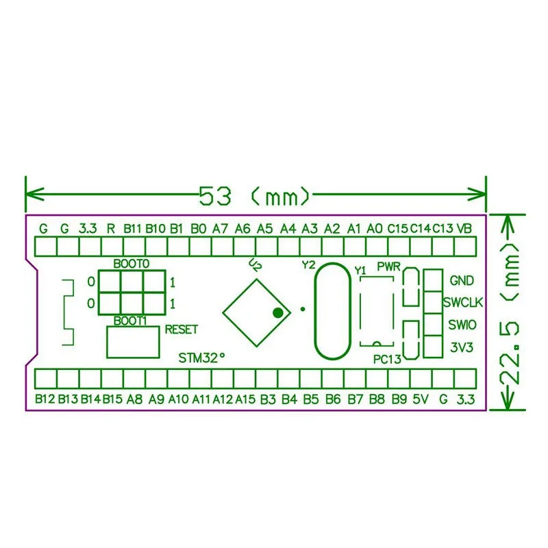 STM32F103C8T6 ARM STM32 минимальная система модуль развития для arduino DIY KIT