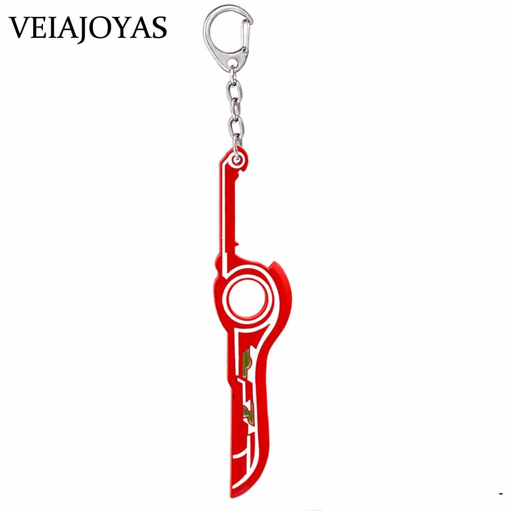 Xenoblade хроники брелок красный меч MONADO сплав кулон chaveiro автомобильный брелки Для