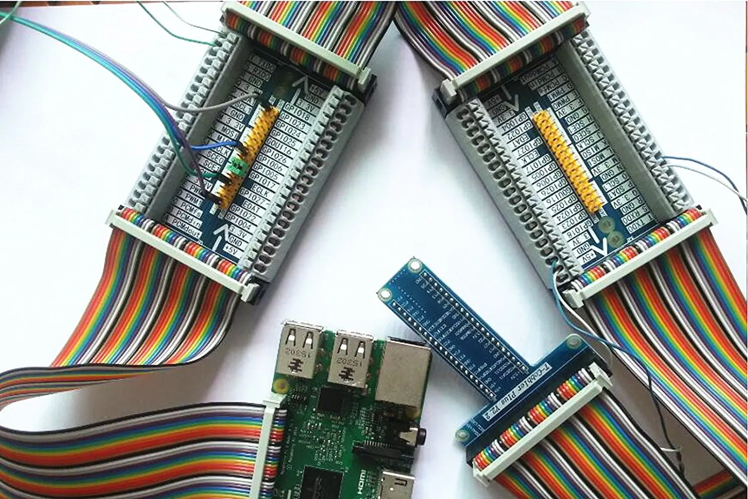 Raspberry Pi 2/3 Модель B GPIO Плата многофункциональная каскадная расширения модуль |