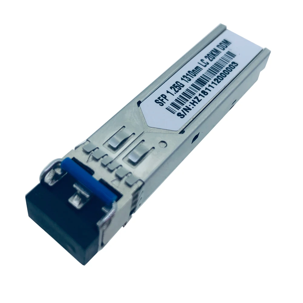 1,25 Гбит/с км 20 км LC 1310nm волокно sfp горячий Подключаемый модуль DDM 20 км SFP Модуль LC коммутатор совместимый gigabit ethernet sfp модули