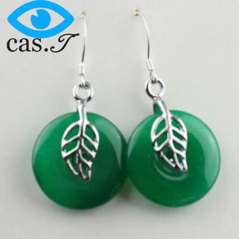 Мода новые dropship марка натуральный Гармонии товарный долго нефрита серьги