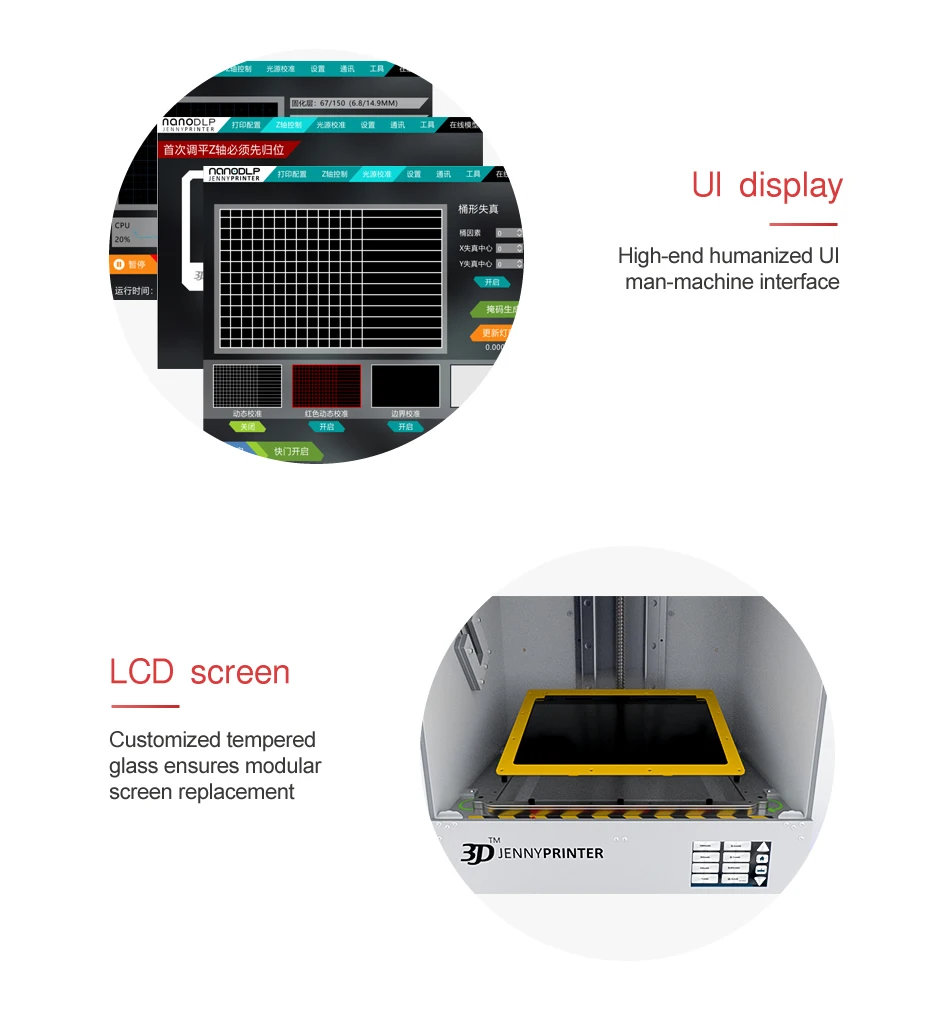 JennyPrinter супер большой 190 мм* 120 мм* 330 мм размер сборки lcd DLP 3d принтер 405um Wavelenght UV Смола ювелирные изделия стоматологические