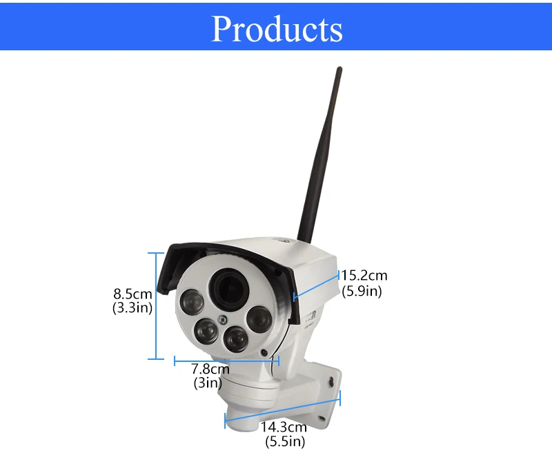 Camhi 1080P PTZ IP камера наружная Водонепроницаемая wifi 5X оптический зум 2MP Full HD sony IMX323 322 камера наблюдения безопасности Пуля Onvif