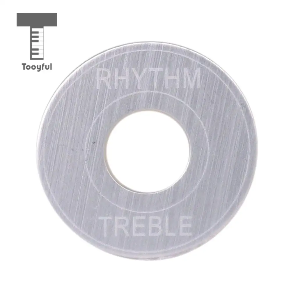 Tooyful упаковка из 2 гитар тумблер пластины шайбы Rythm тройные кольца DIY для LP электрогитары запасные части