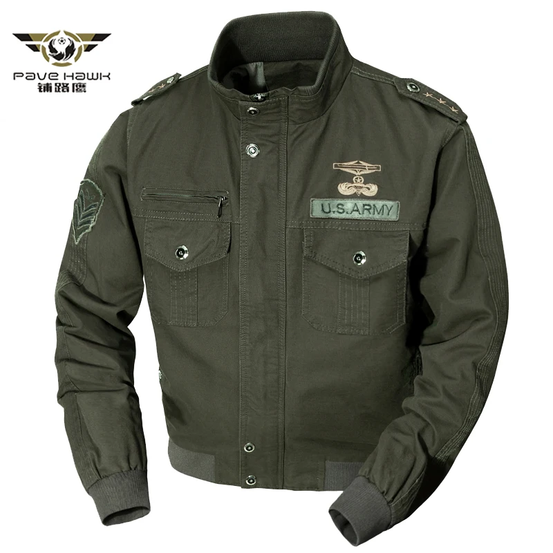 Куртка в стиле милитари весенне осенние хлопковые куртки и пальто мужские