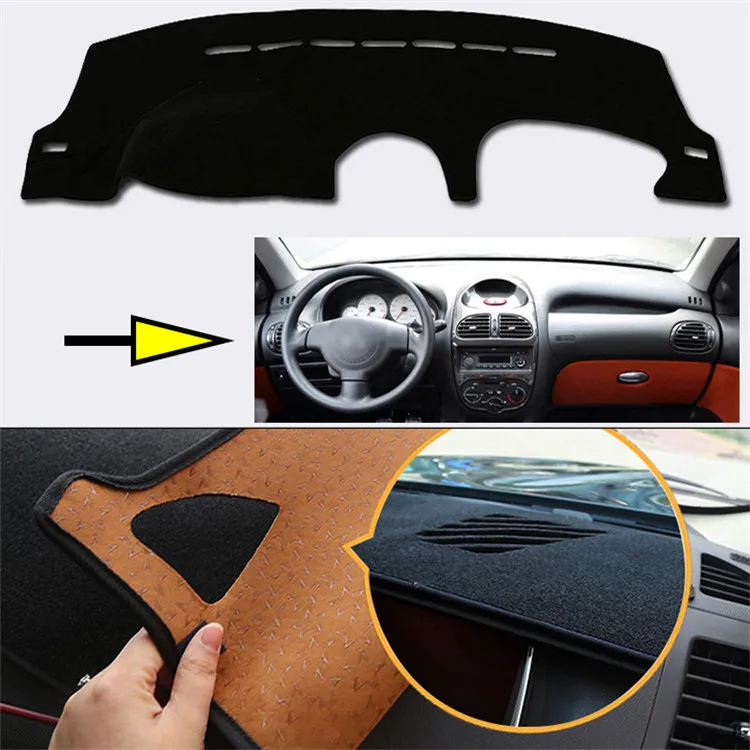 

Interior Dashboard Carpet Photophobism Protective Pad Mat For Citroen C2
