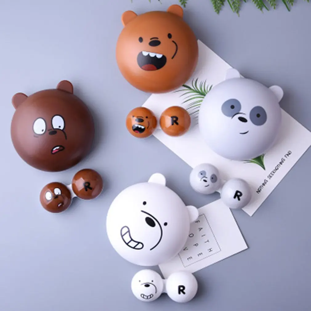 Держатель для контактных линз Bear Head Пластиковый Чехол очков держатель Mate Box