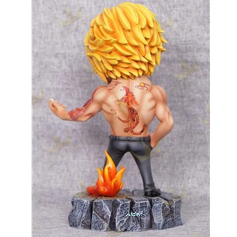 7 &quotЦельная статуя соломенная шляпа Пираты бюст Vinsmoke Sanji полноразмерная