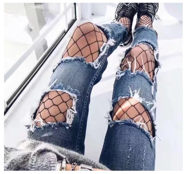2018 ажурные колготки чулки женские длинные пикантные американские Колготки для