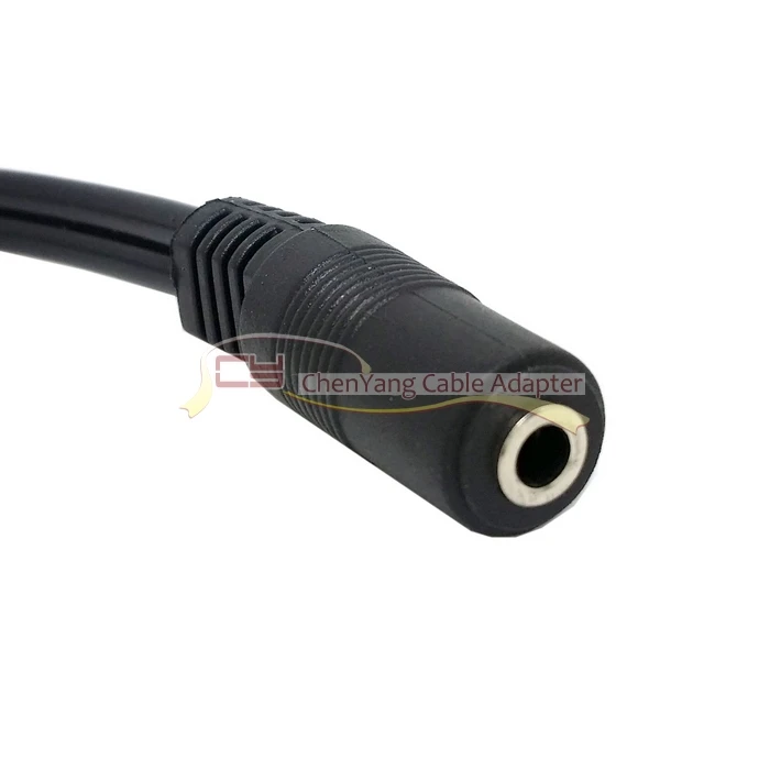 

10pcs/3.5mm 1/8 Stereo Female Mini Jack to 2 Male RCA Plug Adapter Audio Y type Cable