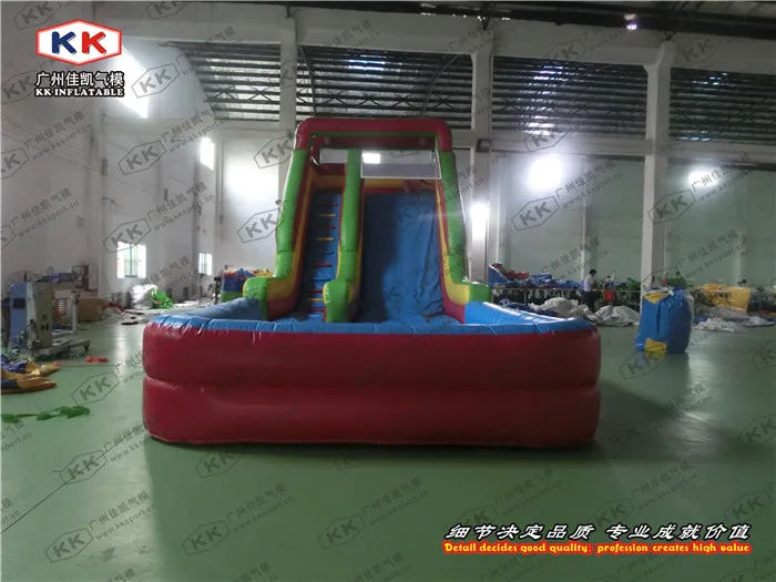 Надувная водная горка с бассейном для надувных водных игр|inflatable water slides|water slidewater