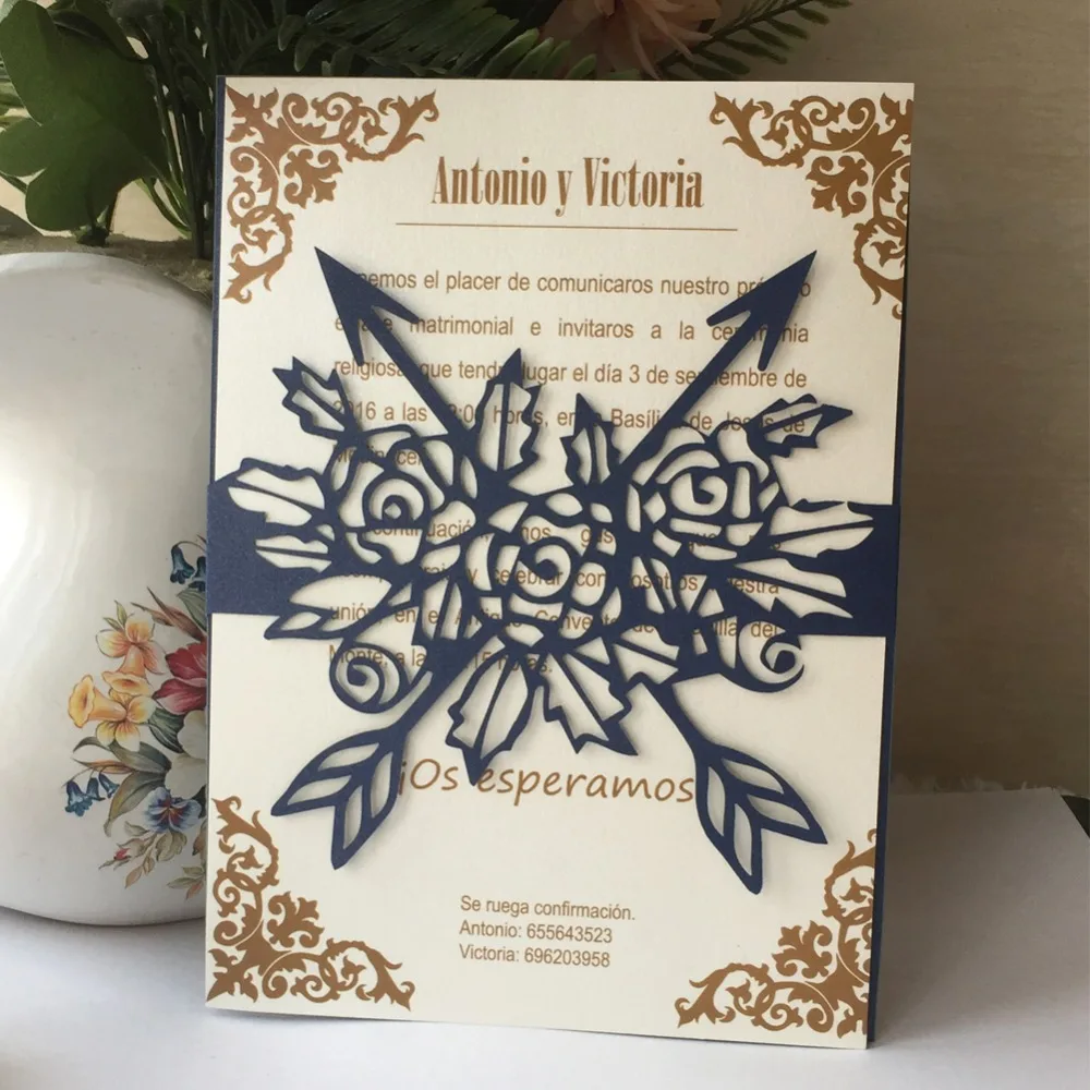 45 шт. 24 цвета жемчужные бумажные свадебные приглашения женская свадебная