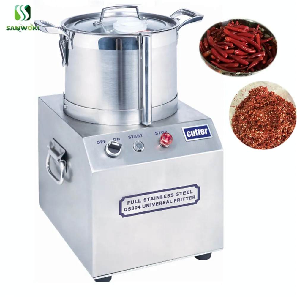 4L Электрический чеснок имбирь машина для разделывания мяса резак Чили мясо и